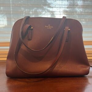Kate Spade Cedar Street Maise Satchel burgundy leather